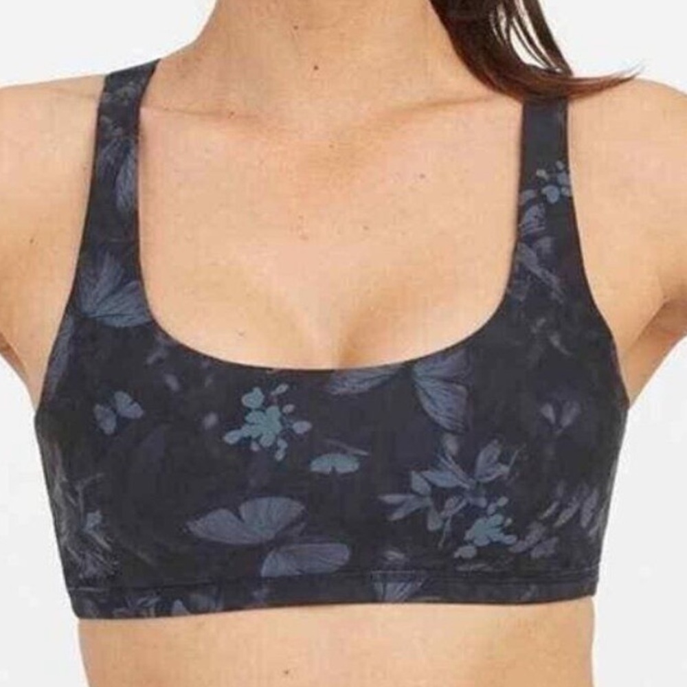 Spanx Printed Low Impact Sports Bra, Large (Lg)